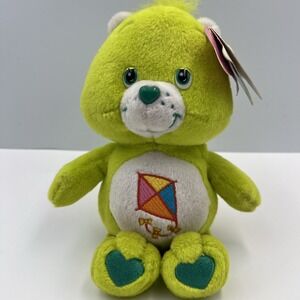 Care Bears Do Your Best Bear Plush Collector's 2002 Tags‎ Green Kite 2002 10"